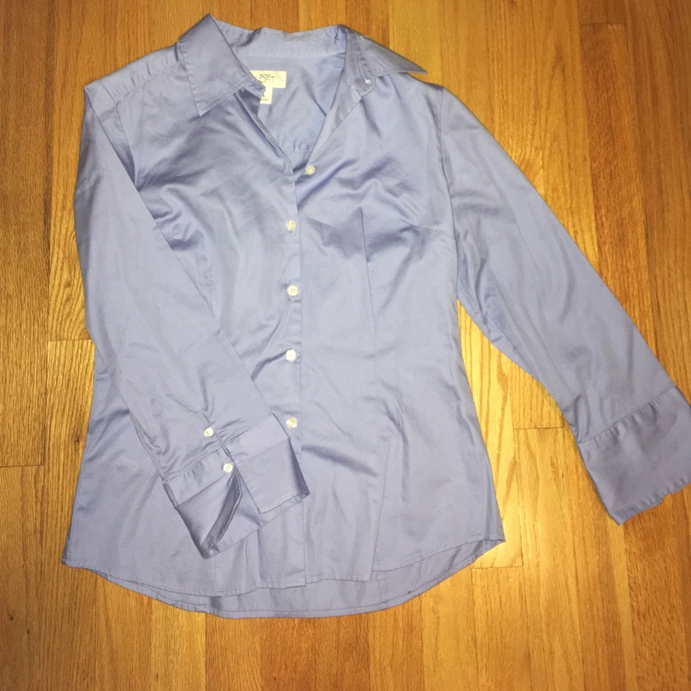 Loft 3/4 button down blouse